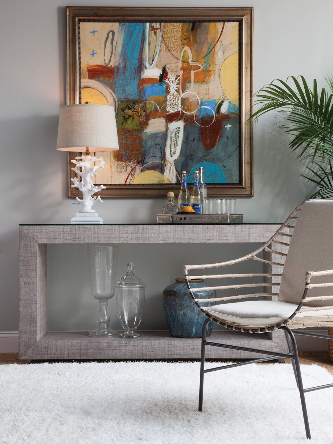 Signature Designs - Precept Console - Gray