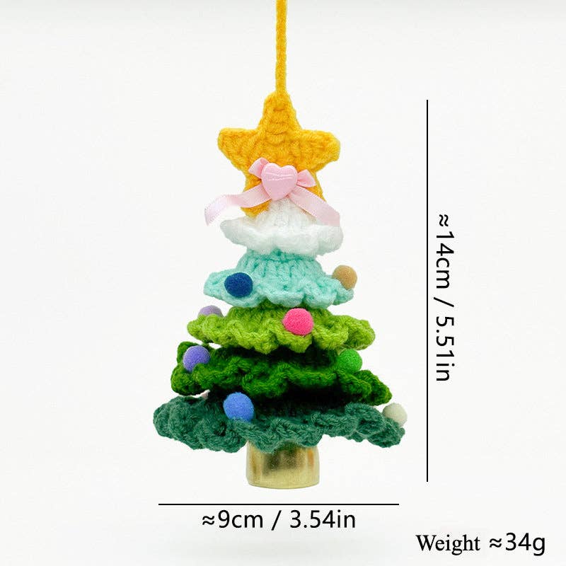 Handmade Christmas Tree Ornament: Orange
