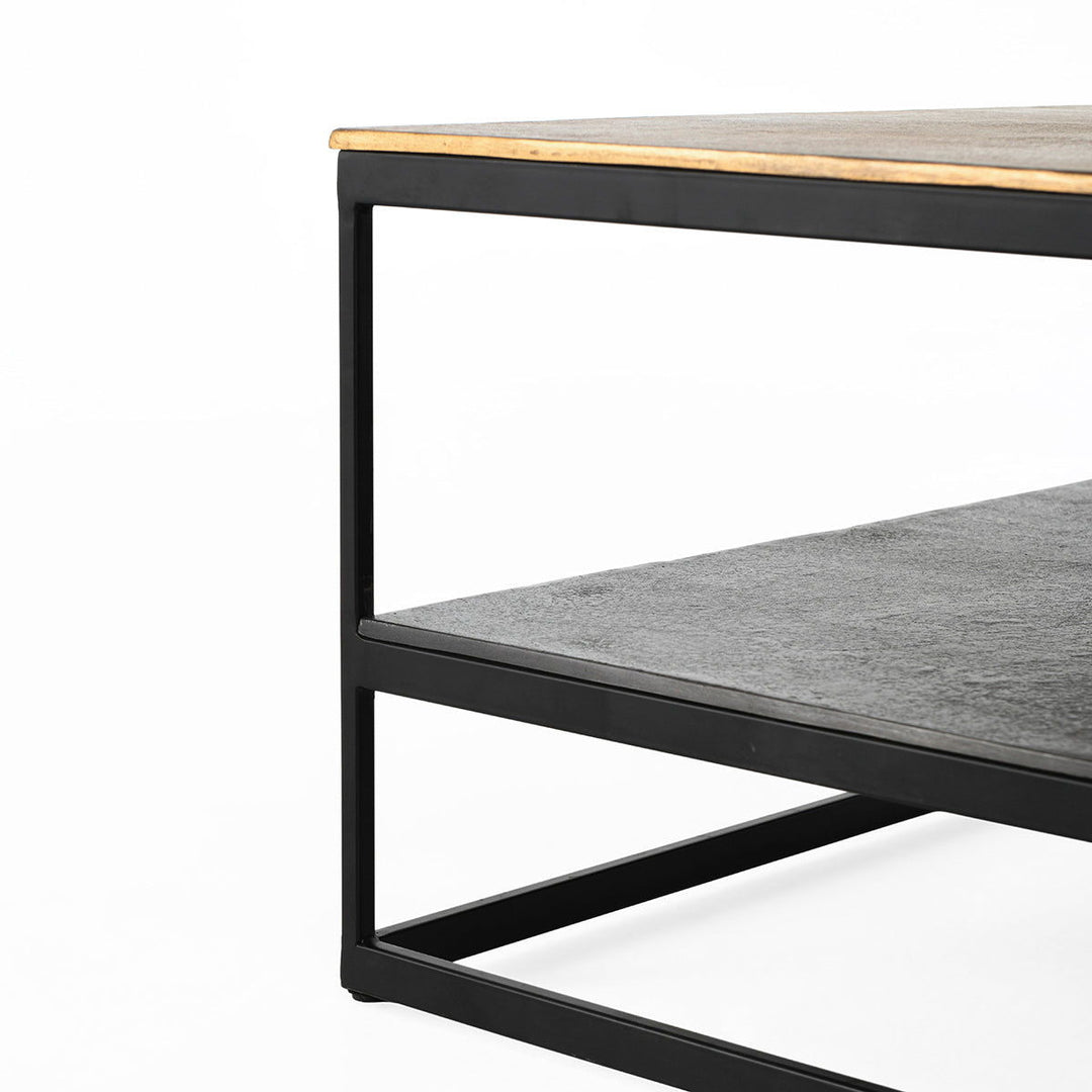 Remmy - Coffee Table - Bronze & Black