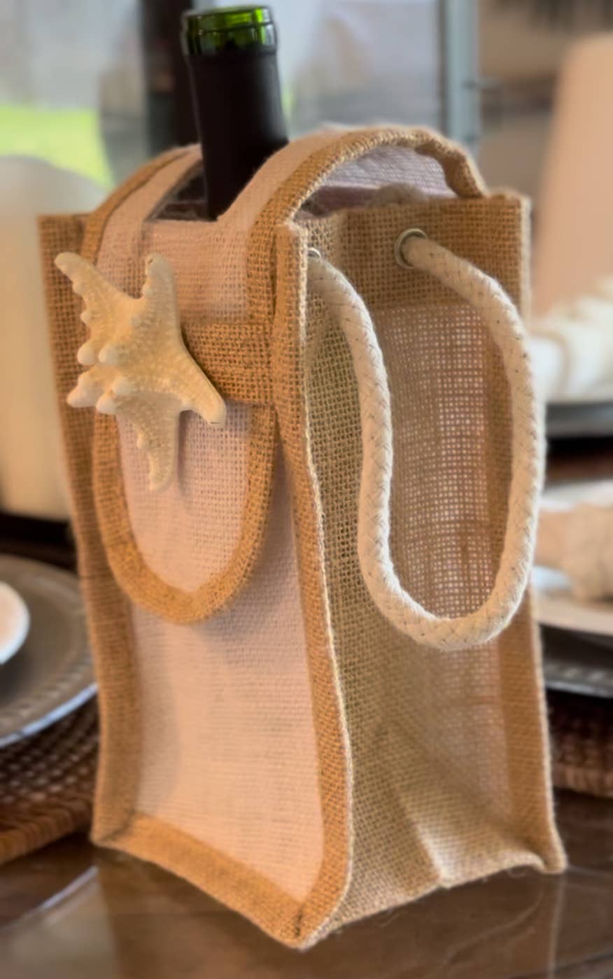 Wine Bottle Bag single/flap