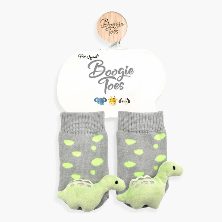 Green Dinosaur Boogie Toes Rattle Socks: 0 - 1 Y