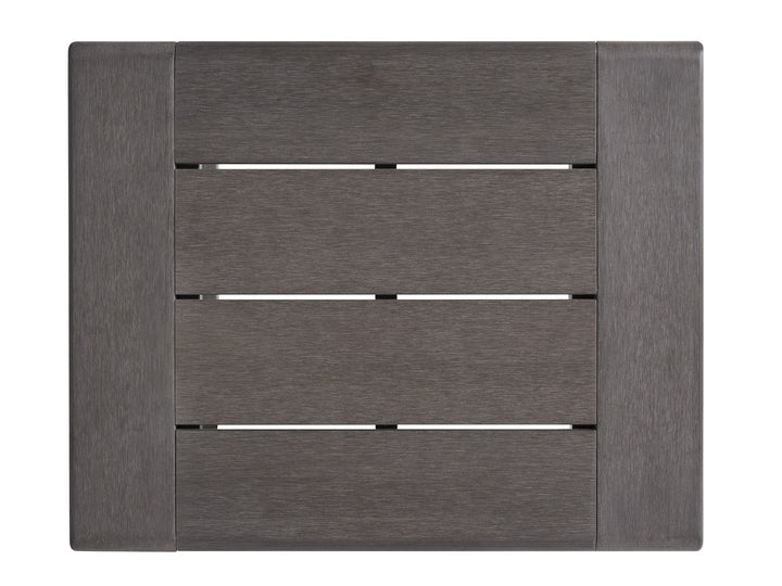 Mozambique - Rectangular End Table - Dark Brown