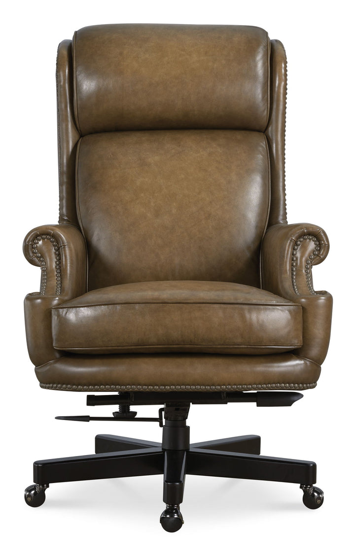 Tucker - Executive Swivel Tilt Chair - Dark Brown