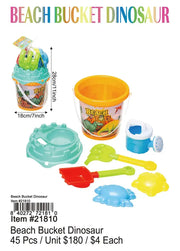 Beach Bucket Dinosaur .