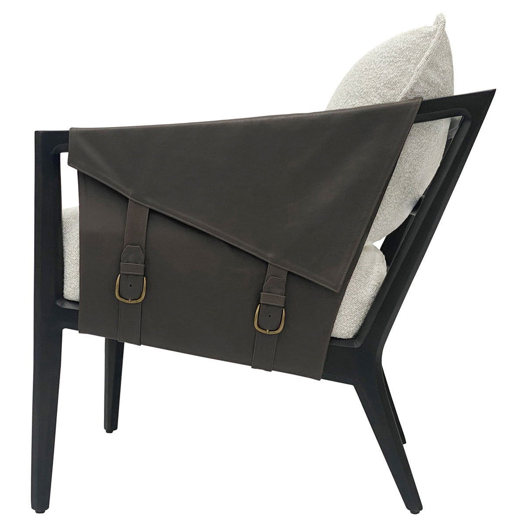 Skylar - Accent Chair - Ivory/Espresso Mx