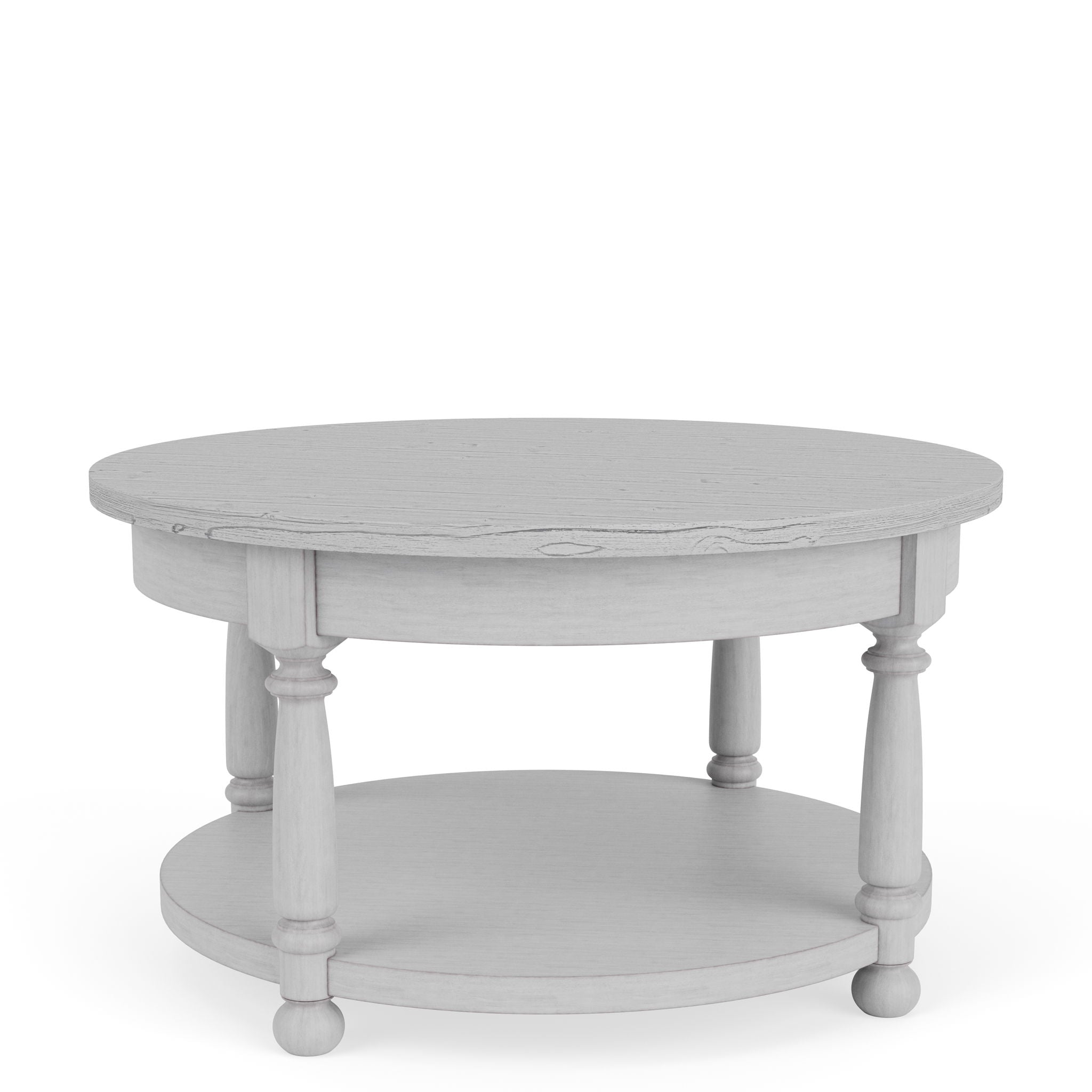 Winston - Round Cocktail Table - Aged Cotton