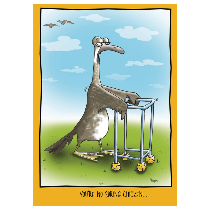 Old Goose Birthday Card