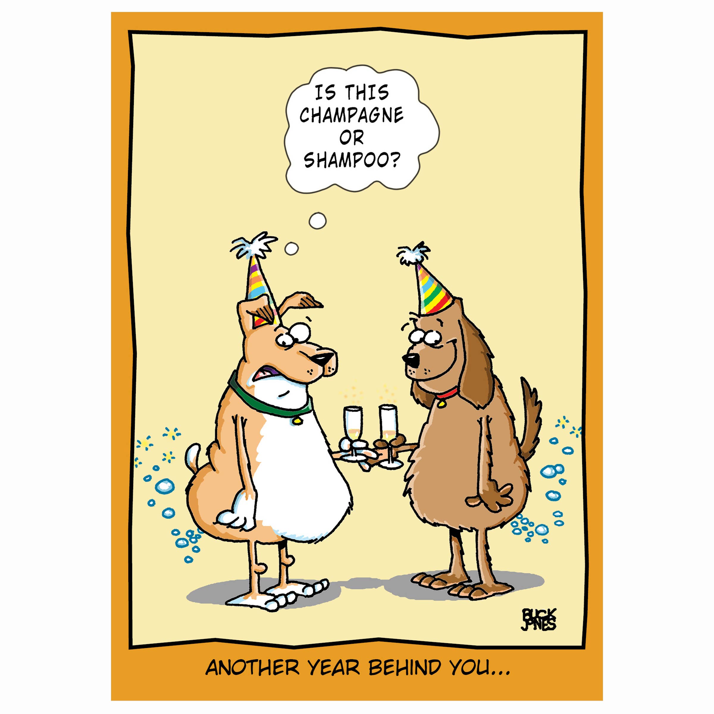 Dog Bubbles | Funny Birthday Card