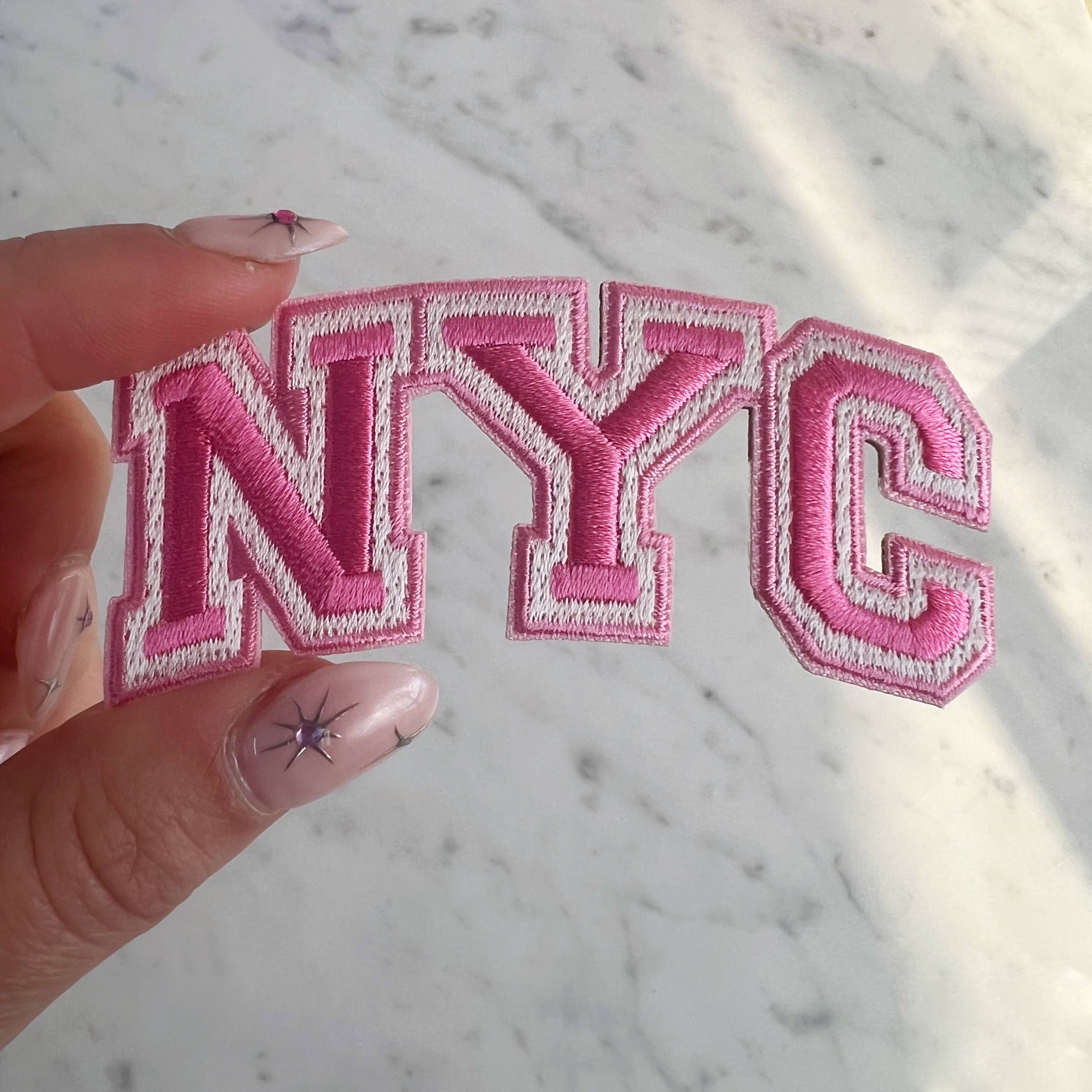 NYC Patch - Pink / Blue