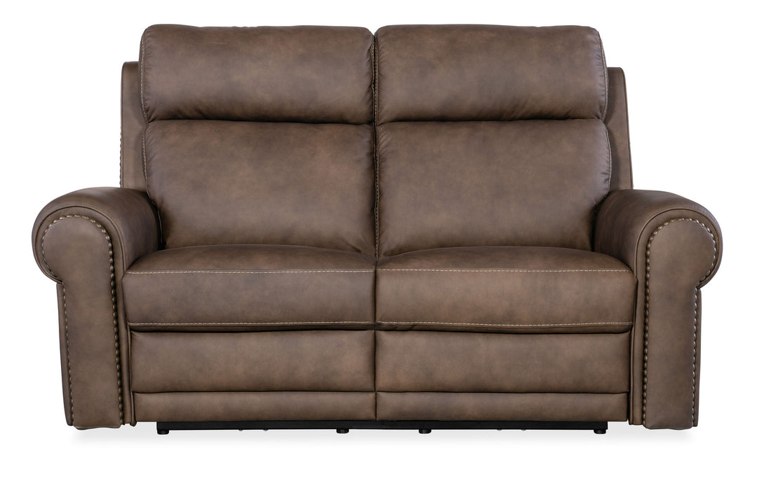 Duncan - Power Loveseat With Power Headrest & Lumbar - Dark Brown