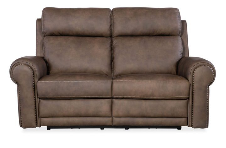 Duncan - Power Loveseat With Power Headrest & Lumbar - Dark Brown
