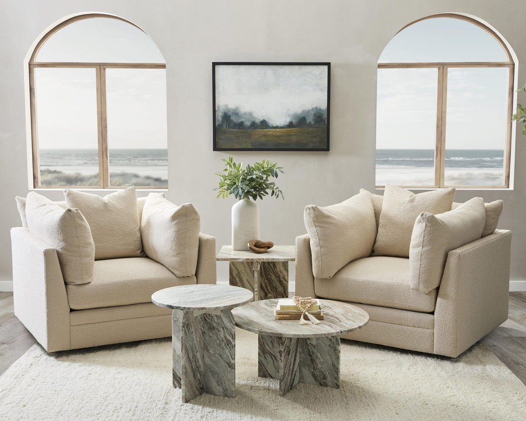 Audrey - Upholstered Swivel Chair