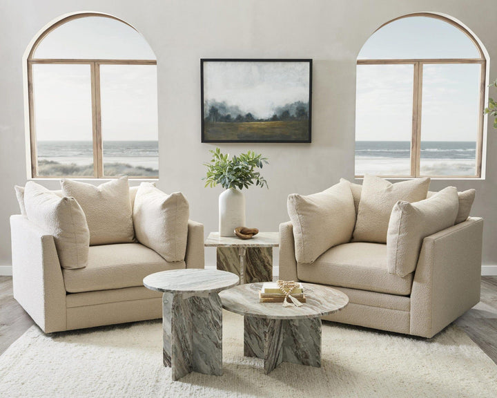 Audrey - Upholstered Swivel Chair