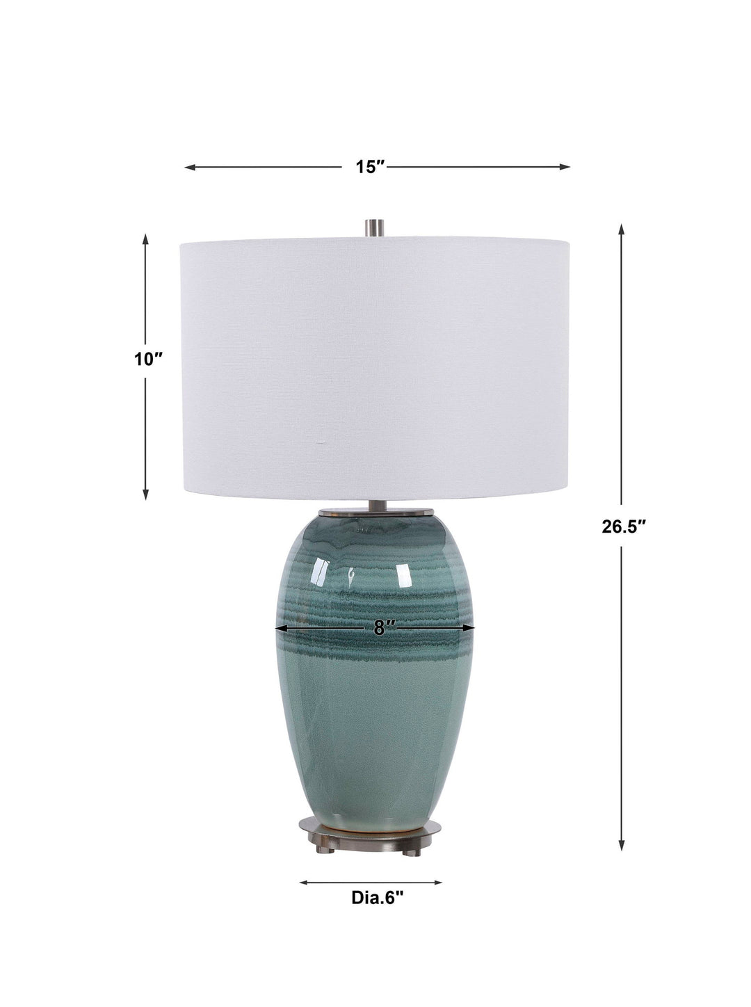 Caicos - Table Lamp - Teal