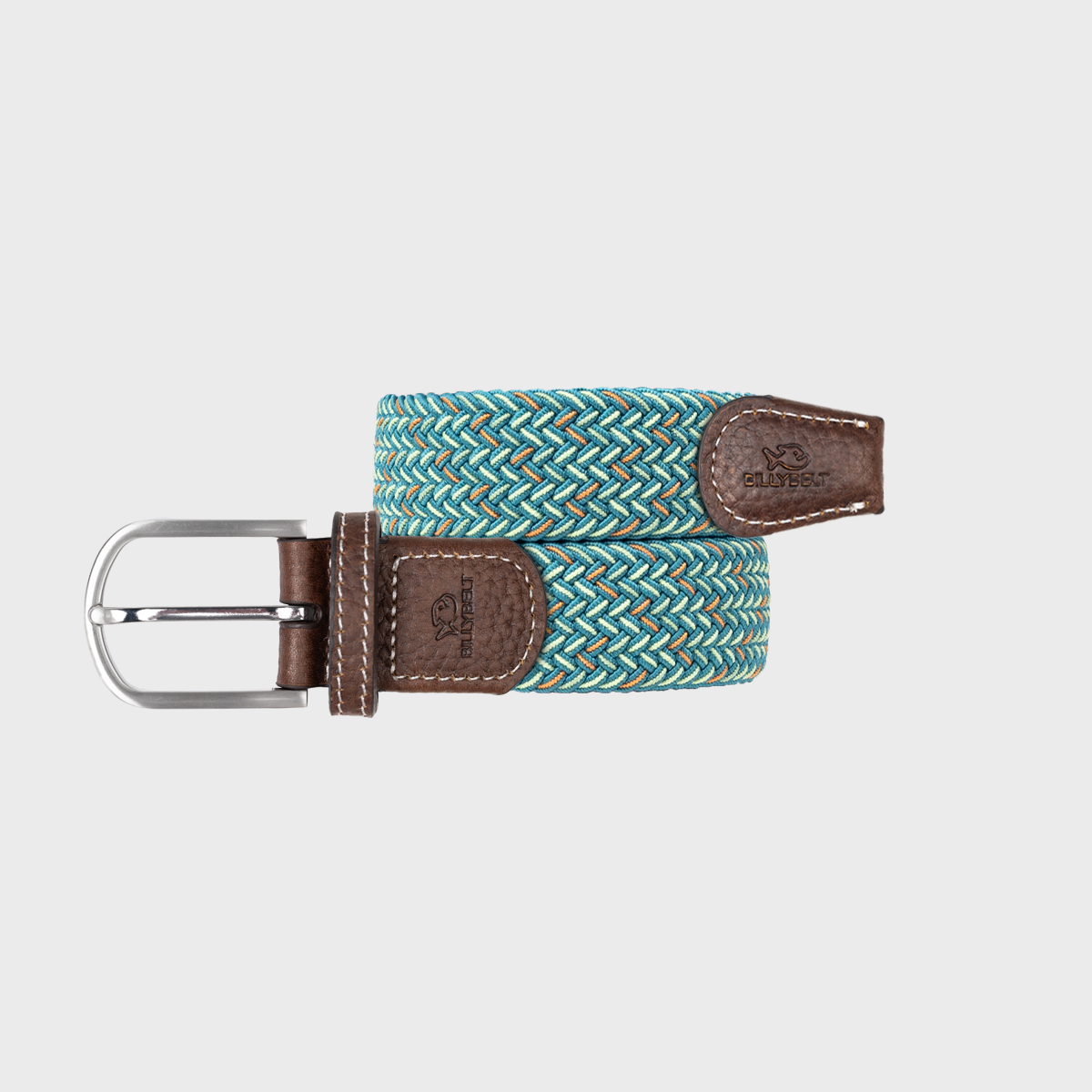 Multicolored elastic braided belt - Melbourne