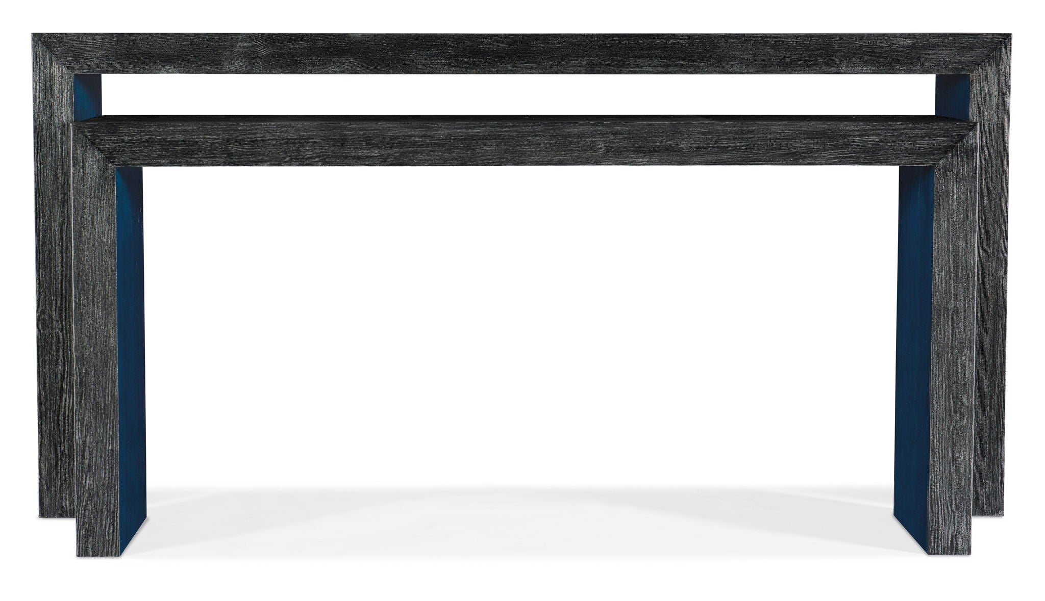 Melange - Halen Nesting Sofa Tables - Black