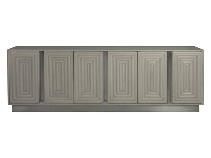 Signature Designs - Gradient Long Media Console - Dark Gray