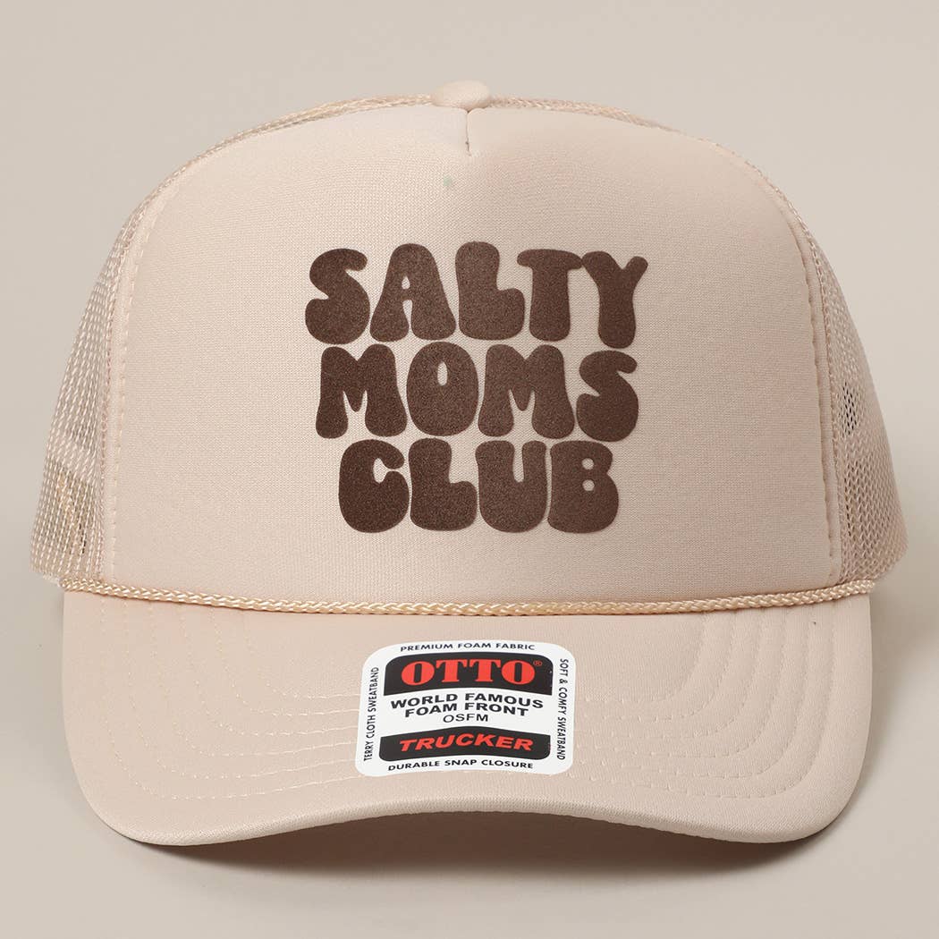 Salty Moms Club Printed Mesh Back Trucker Hat