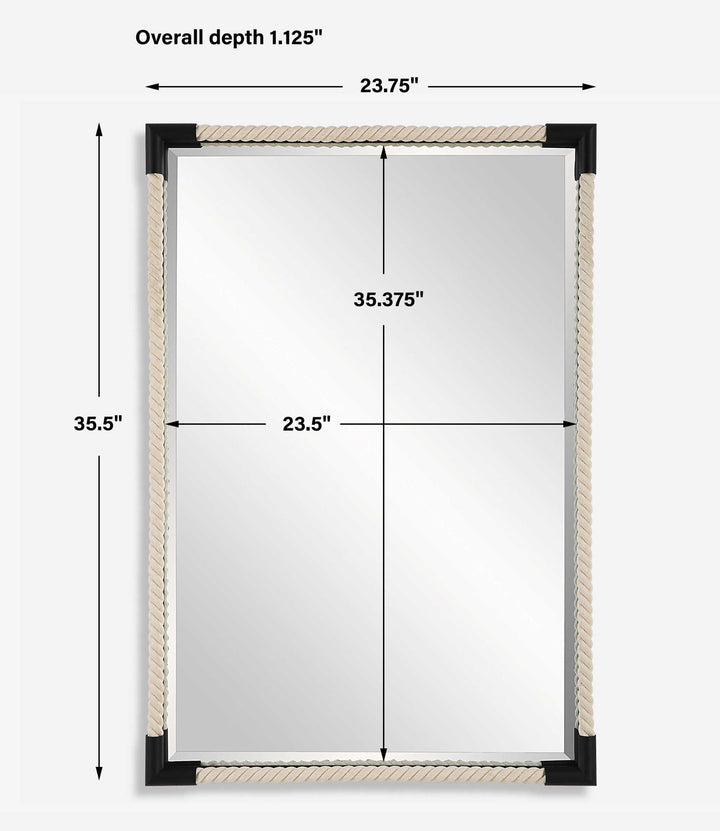 Marina - Rope Mirror - Beige