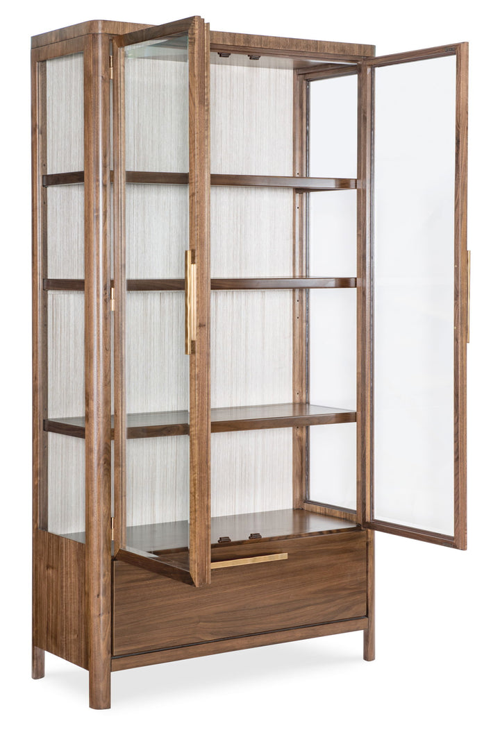 Eleana - Display Cabinet - Medium Wood