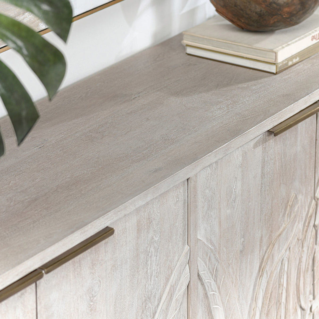 Ledro - Wood 4 Door Buffet