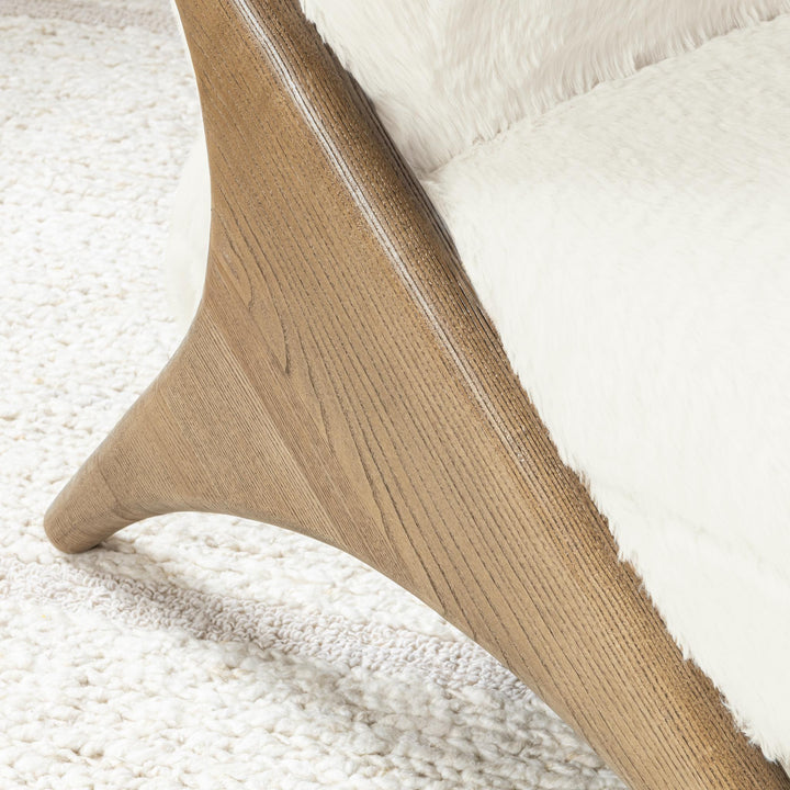 Georgia - Upholstered Accent Chair - White