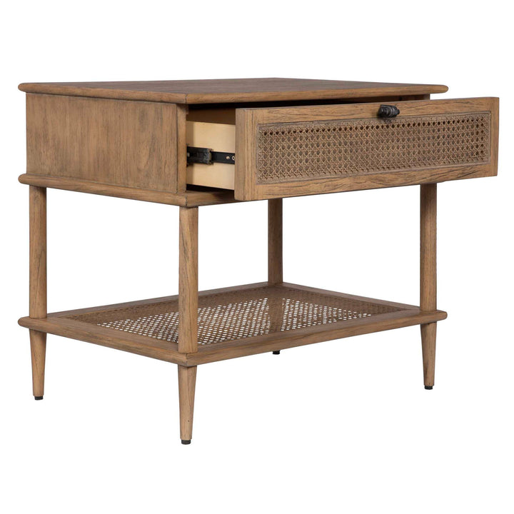 Coast - Rattan Cane Side Table - Light Brown