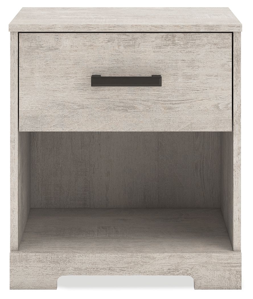 Shawburn - Gray - One Drawer Night Stand