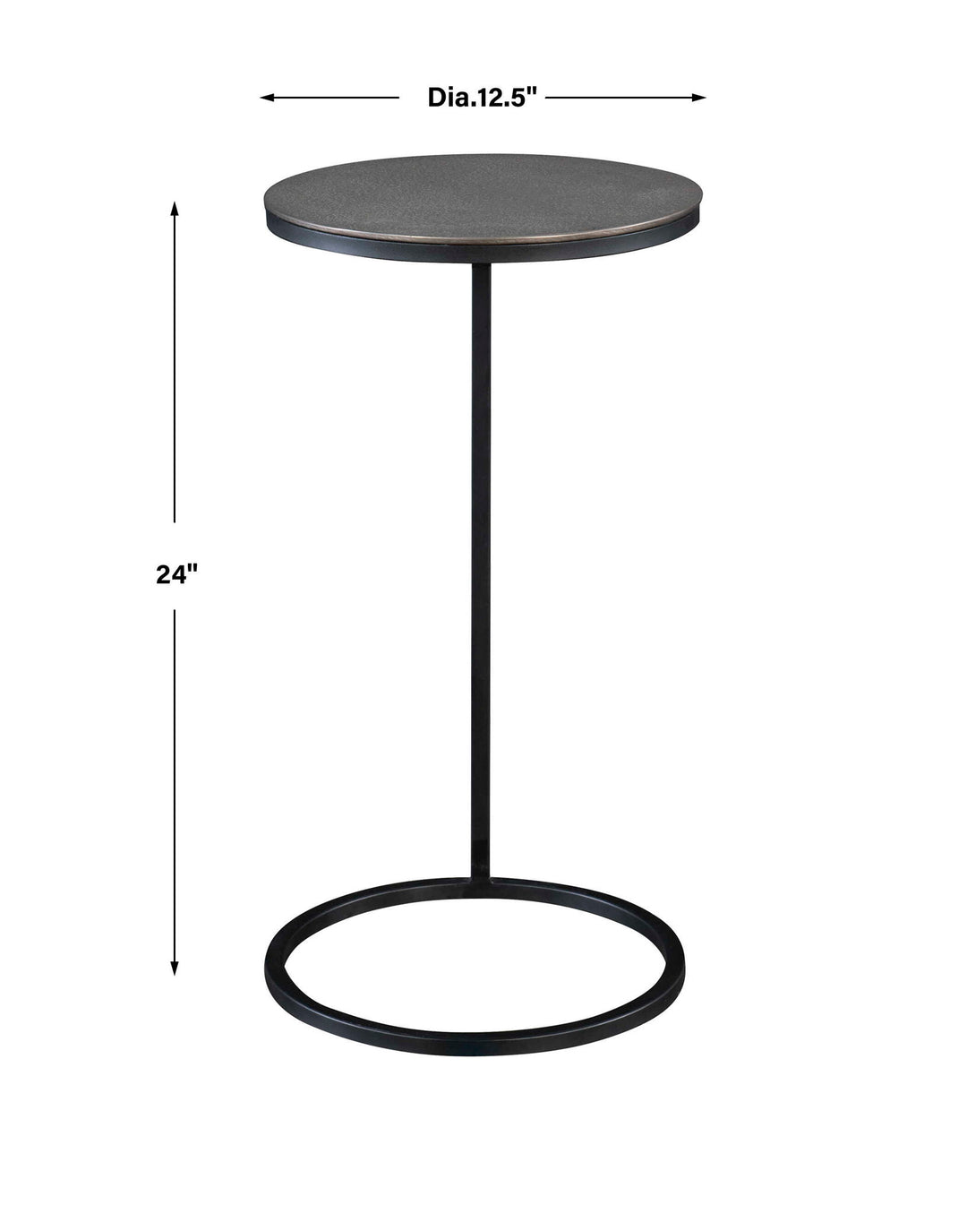 Brunei - Nickel Accent/Drink Table