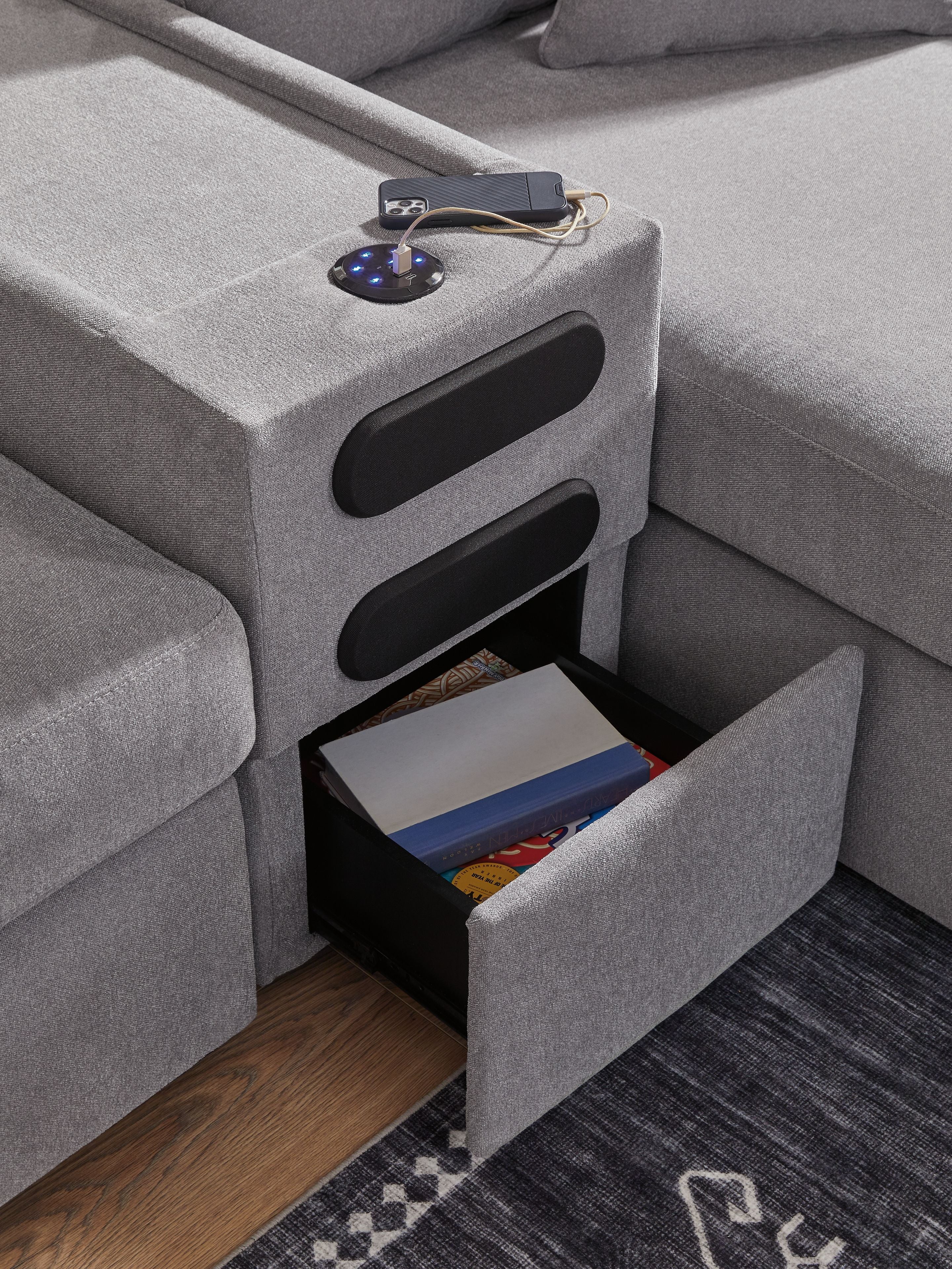 Modmax - Sectional - Granite