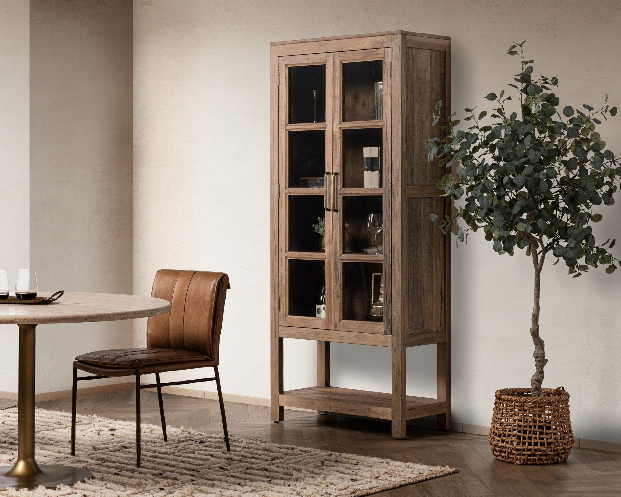 Kharga - Tall Cabinet - Natural