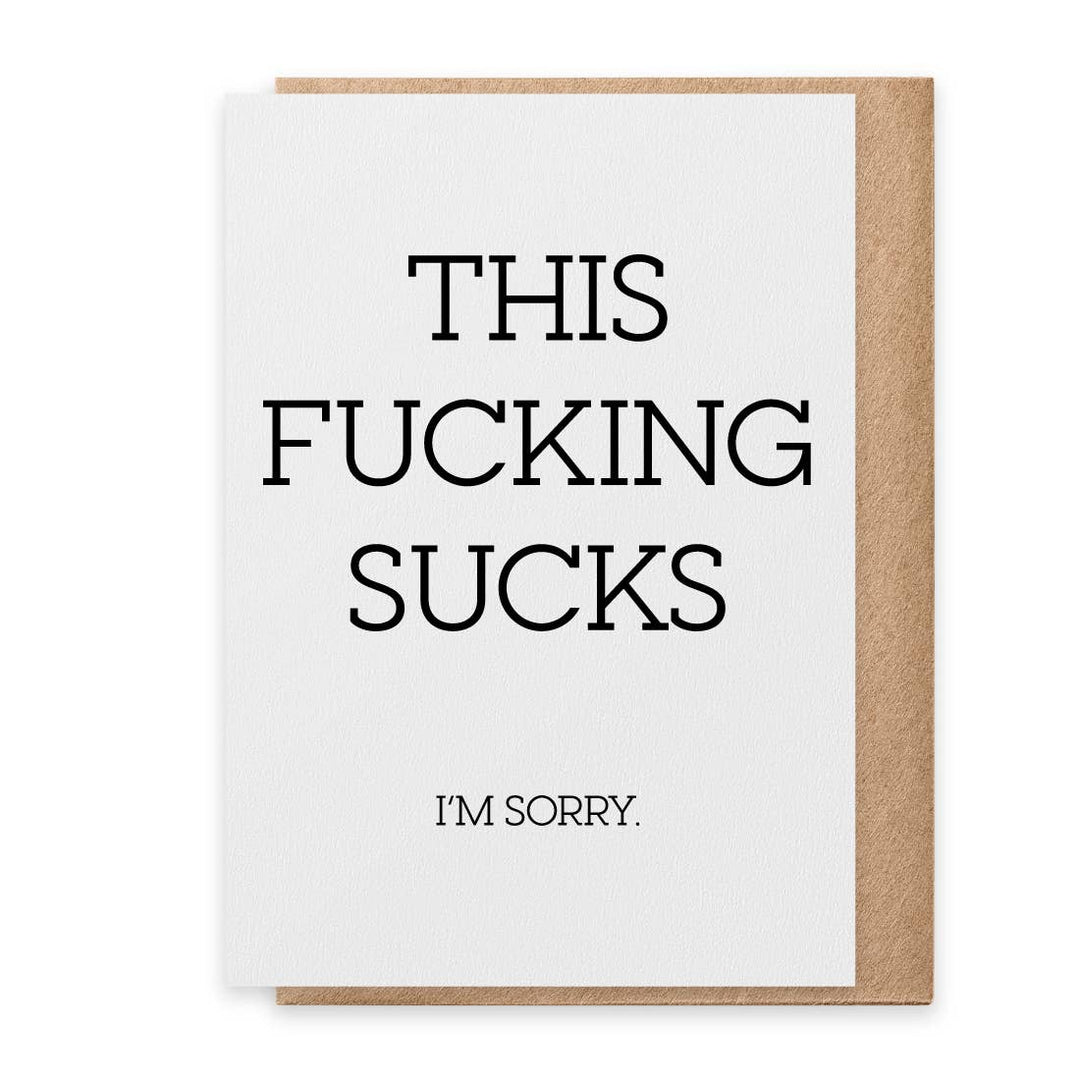 This Sucks - Greeting Card