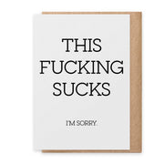 This Sucks - Greeting Card
