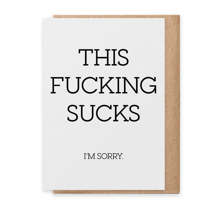 This Sucks - Greeting Card