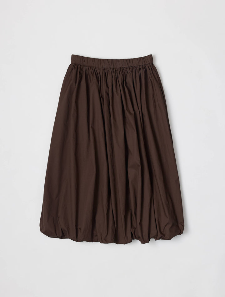 The Bella Skirt | Midi Bubble Skirt: BLACK / LARGE