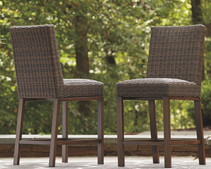 Paradise Trail - Medium Brown - Barstool (Set of 2)