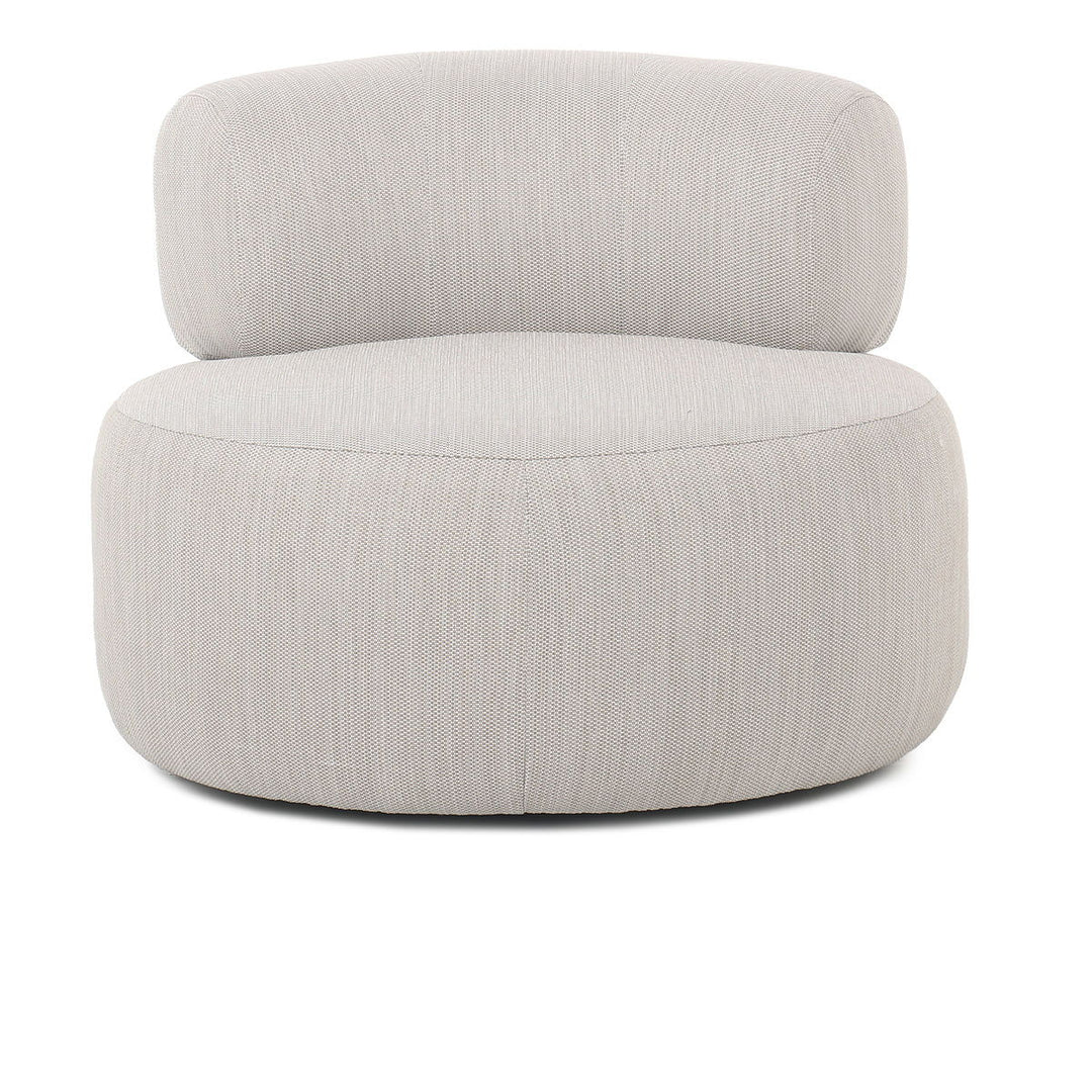 Ellis - Outdoor Swivel Lounge Chair - Light Gray