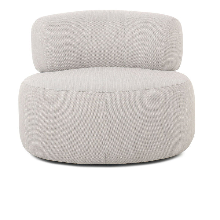 Ellis - Outdoor Swivel Lounge Chair - Light Gray