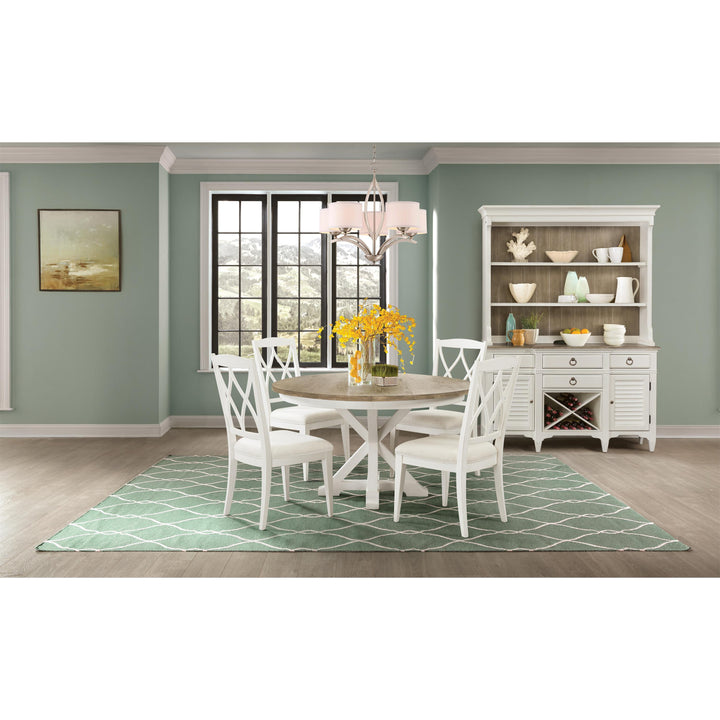 Myra - Back Upholstered Side Chair (Set of 2) - Paperwhite