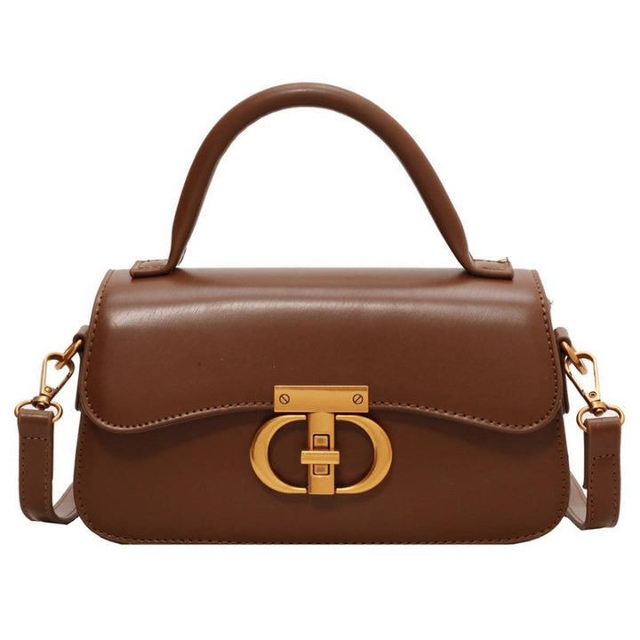 RETRO SMALL SQUARE HANDBAG SHOULDER CROSSBODY BAG_CWAB1556: Brown / (OS) 1