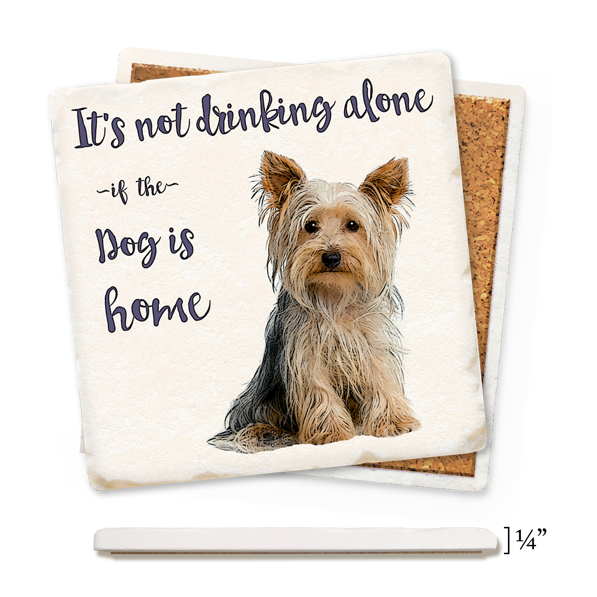 Economy Coaster - It's Not Drinking Alone Dog