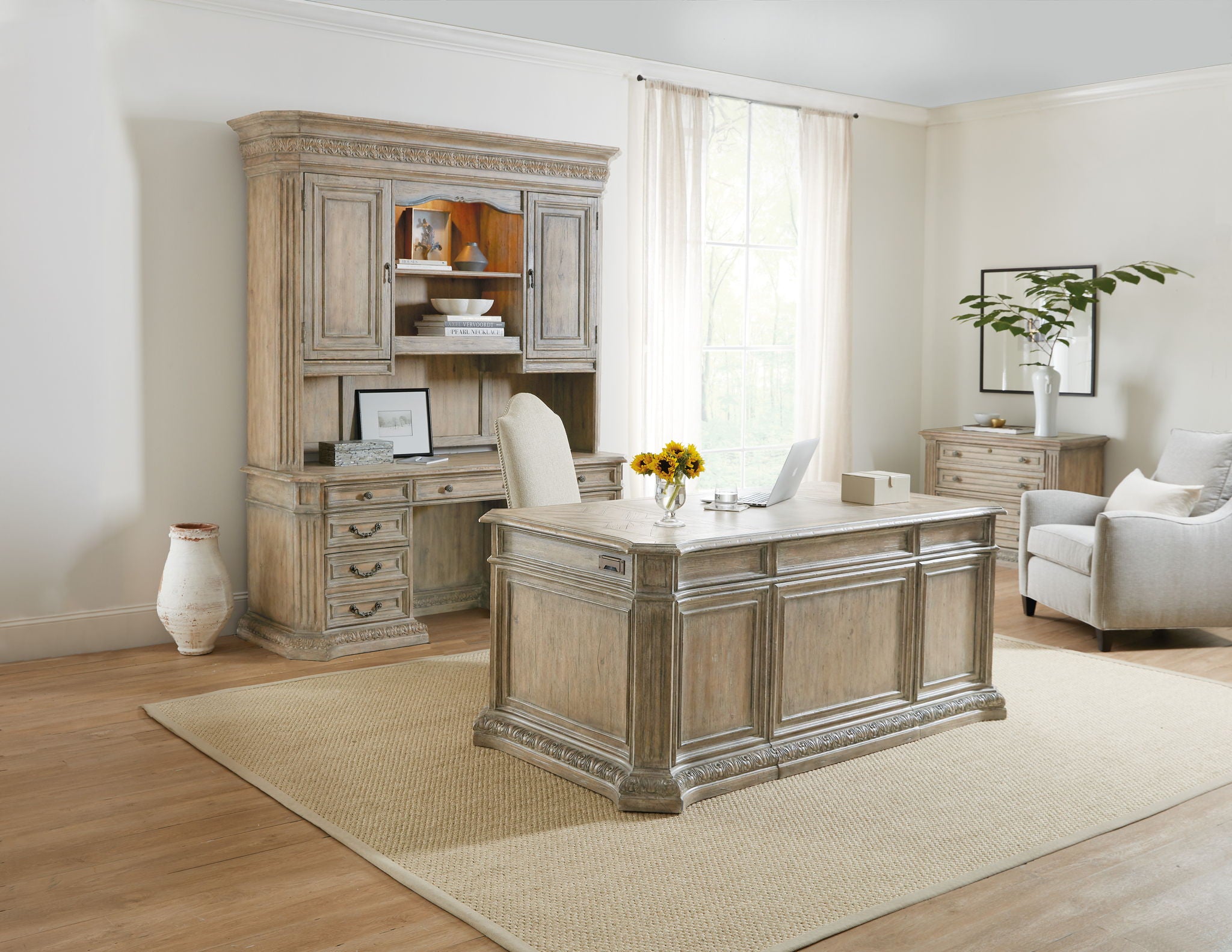 Castella - Executive Desk - Light Brown