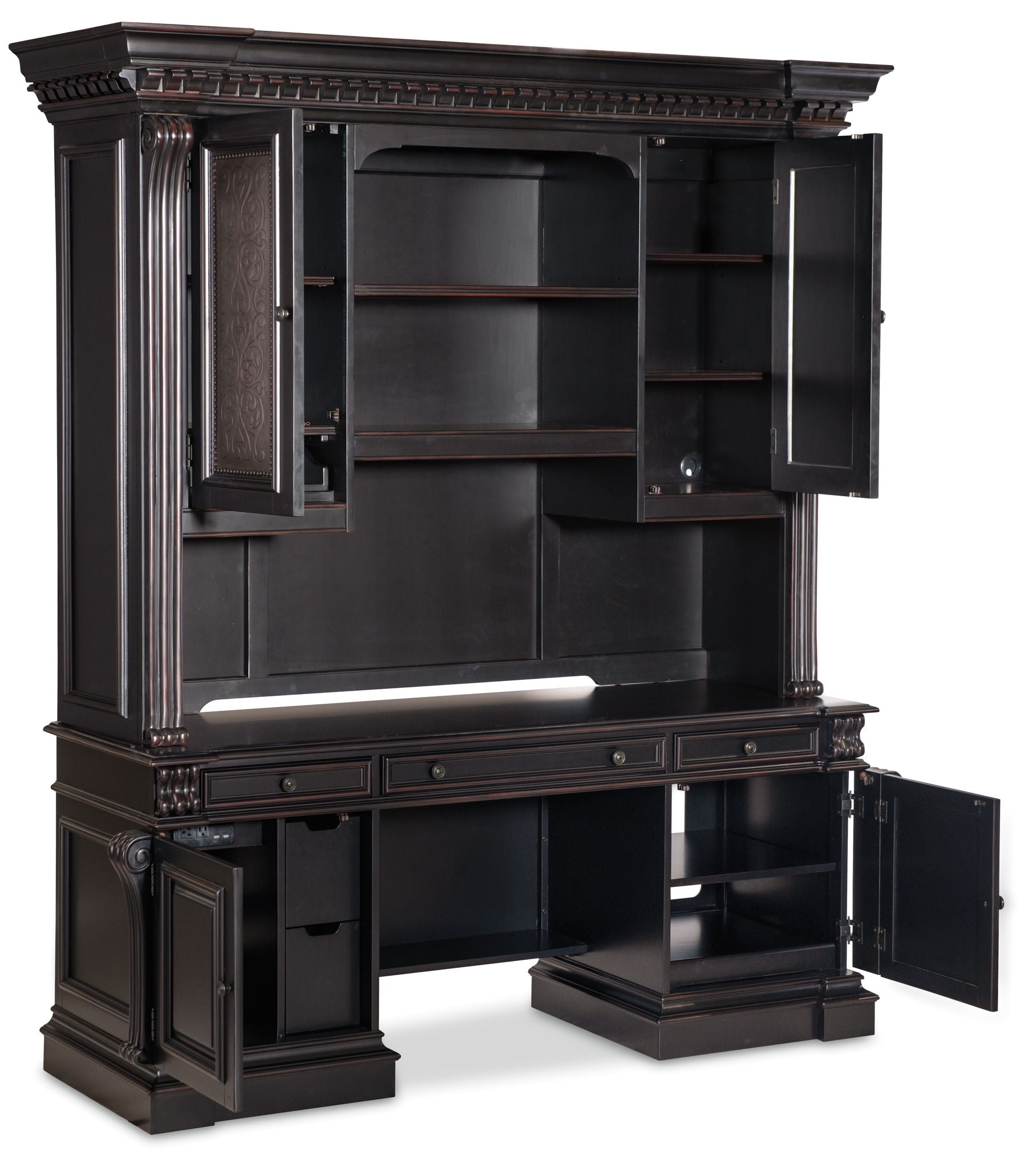 Telluride - Computer Credenza - Black