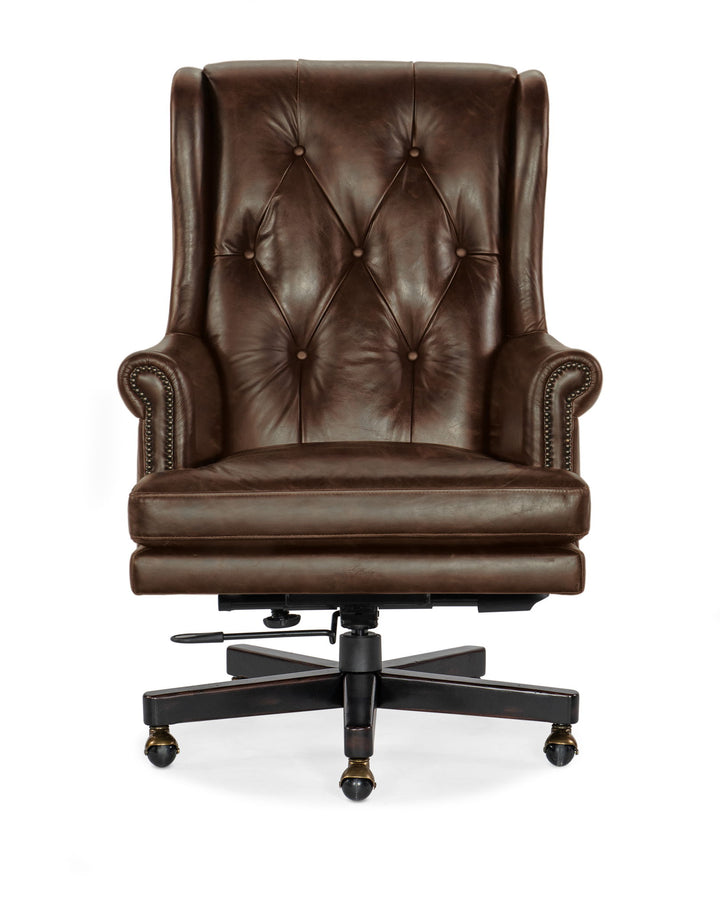 Charleston - Executive Swivel Tilt Chair - Dark Brown