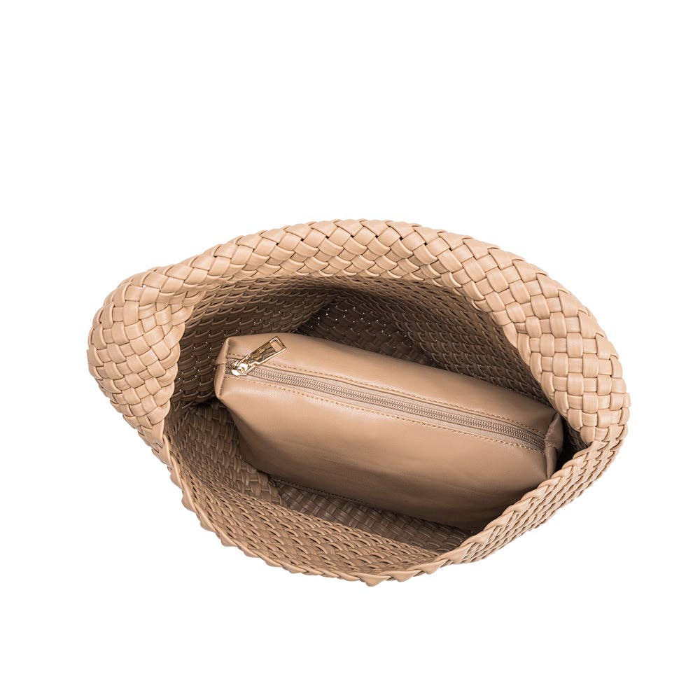 Johanna Nude Recycled Vegan Shoulder Bag Pre-Order 1/30