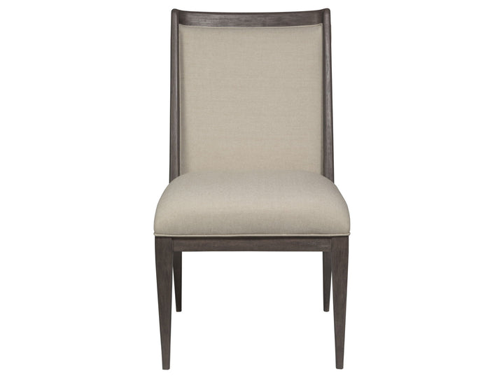 Cohesion Program - Wood Haiku Upholstered Side Chair - Dark Brown
