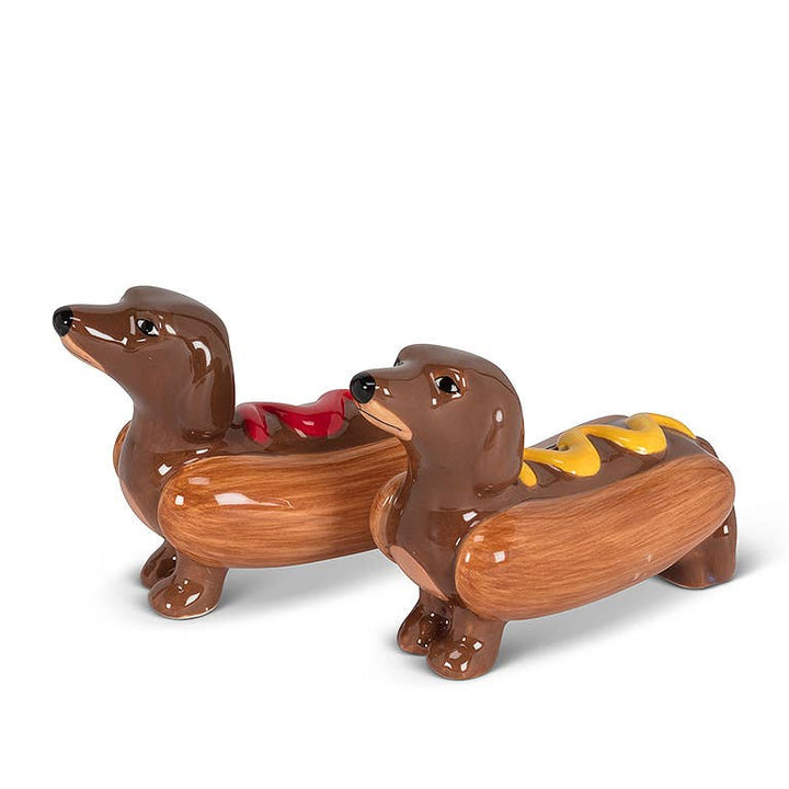 Dachshunds in Hot Dogs S&P-4"L-1720