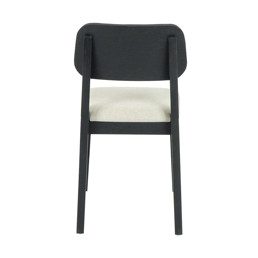 Deaven - Upholstered Dining Chair (Set of 2) - Oak Black