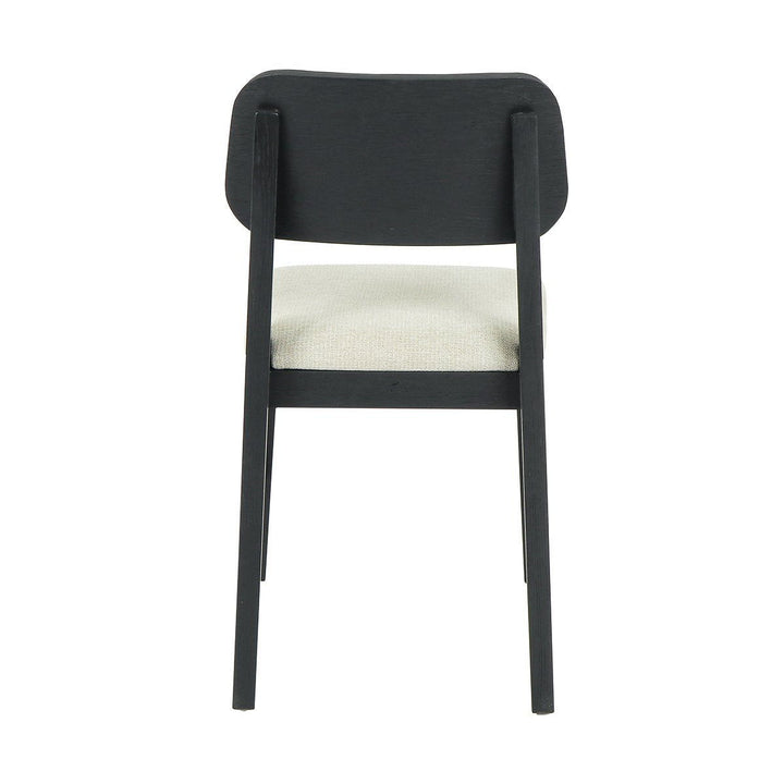 Deaven - Upholstered Dining Chair (Set of 2) - Oak Black