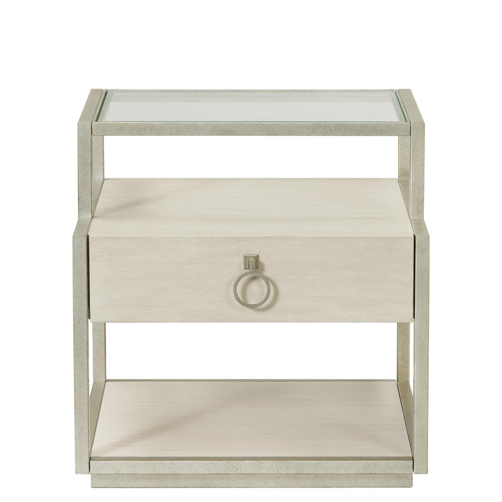 Maisie - Rectangular Side Table - Champagne